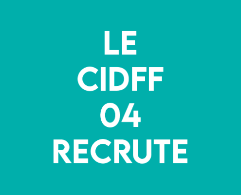 Chargé·e de mission emploi et formation Egalipro - CIDFF 04