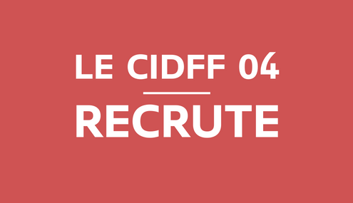 recrutement psychologue - CIDFF 04