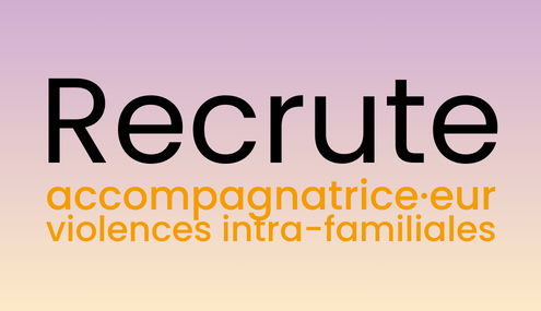 recrute accompagnatrice violences intrafamiliales